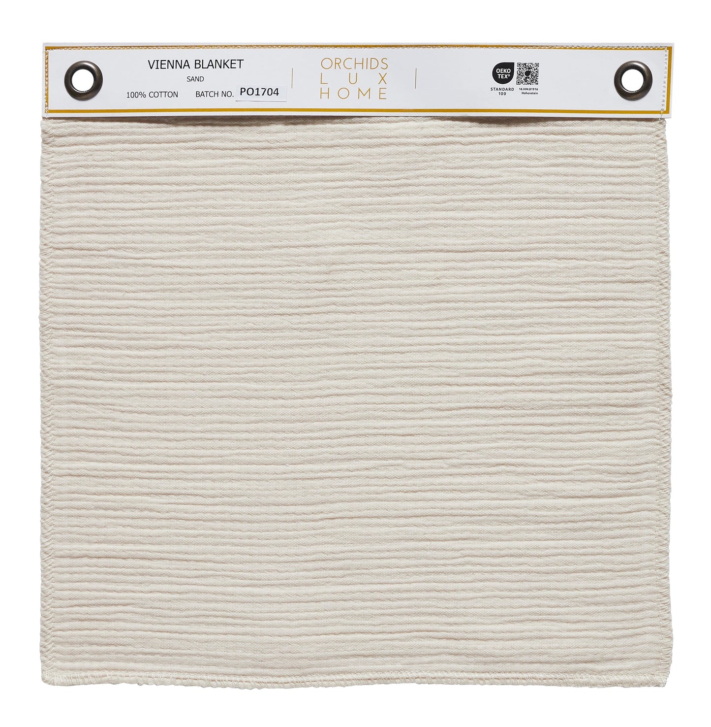 Vienna Texture Cotton Blanket Swatch
