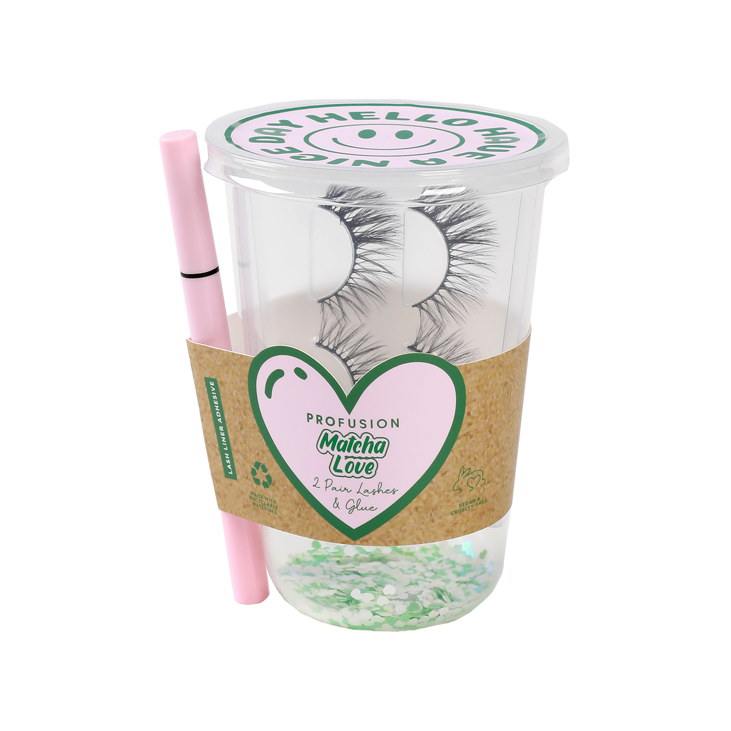 Matcha Love 2 Pair Lashes & Glue - Osadia Concept Store