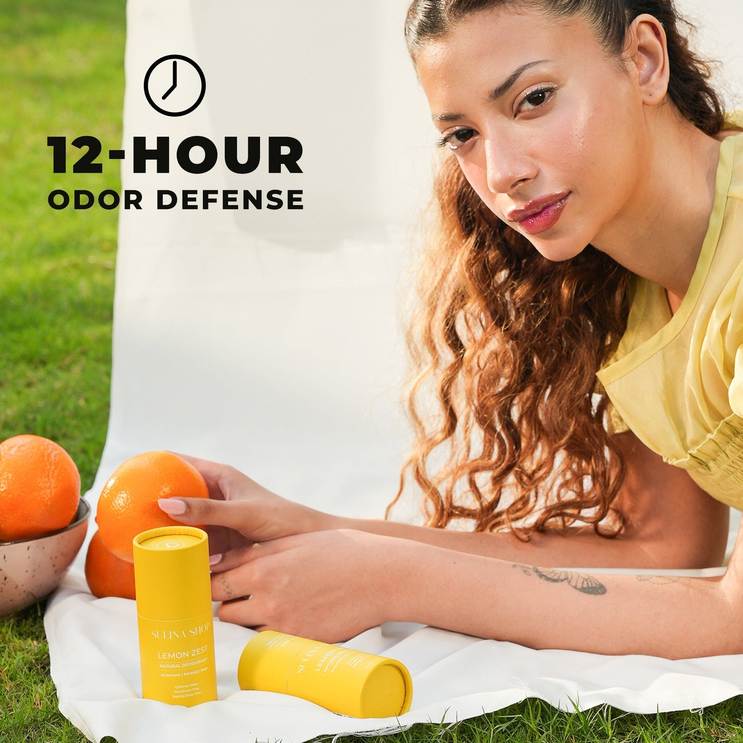 Lemon Zest Natural Deodorant Duo Set