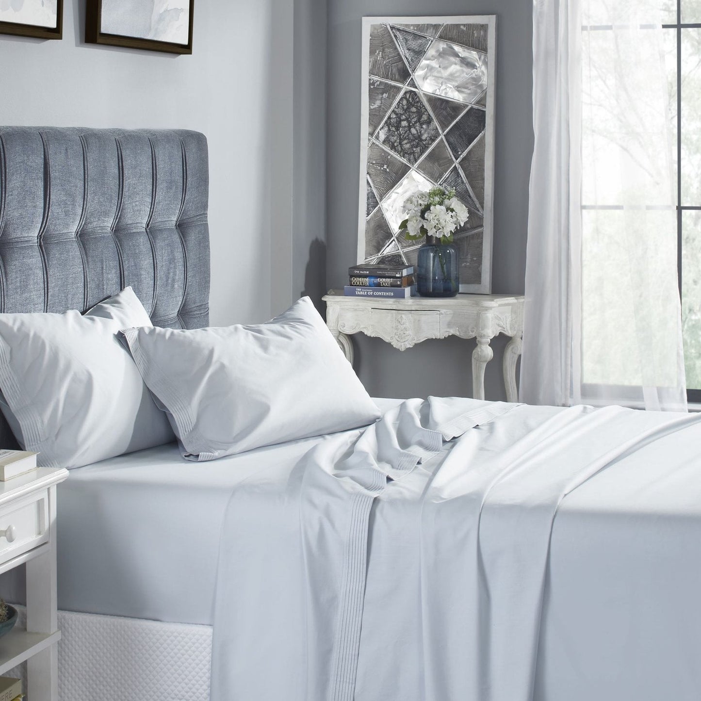 Venice Egyptian Cotton Percale Sheet Set