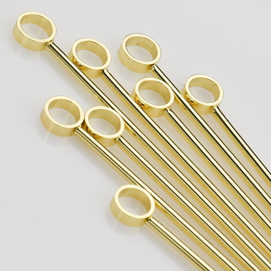 8-Pack Professional XL-Cocktail Picks (Gold in Gift Box)