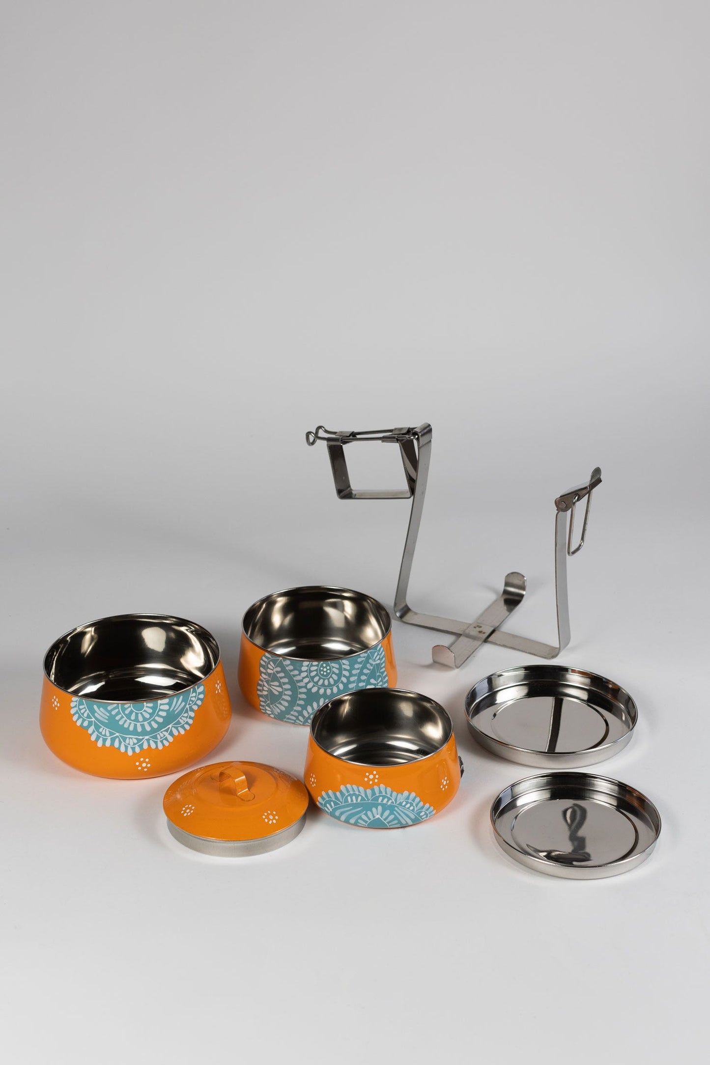 3 Tier Steel Tiffin To Go Container