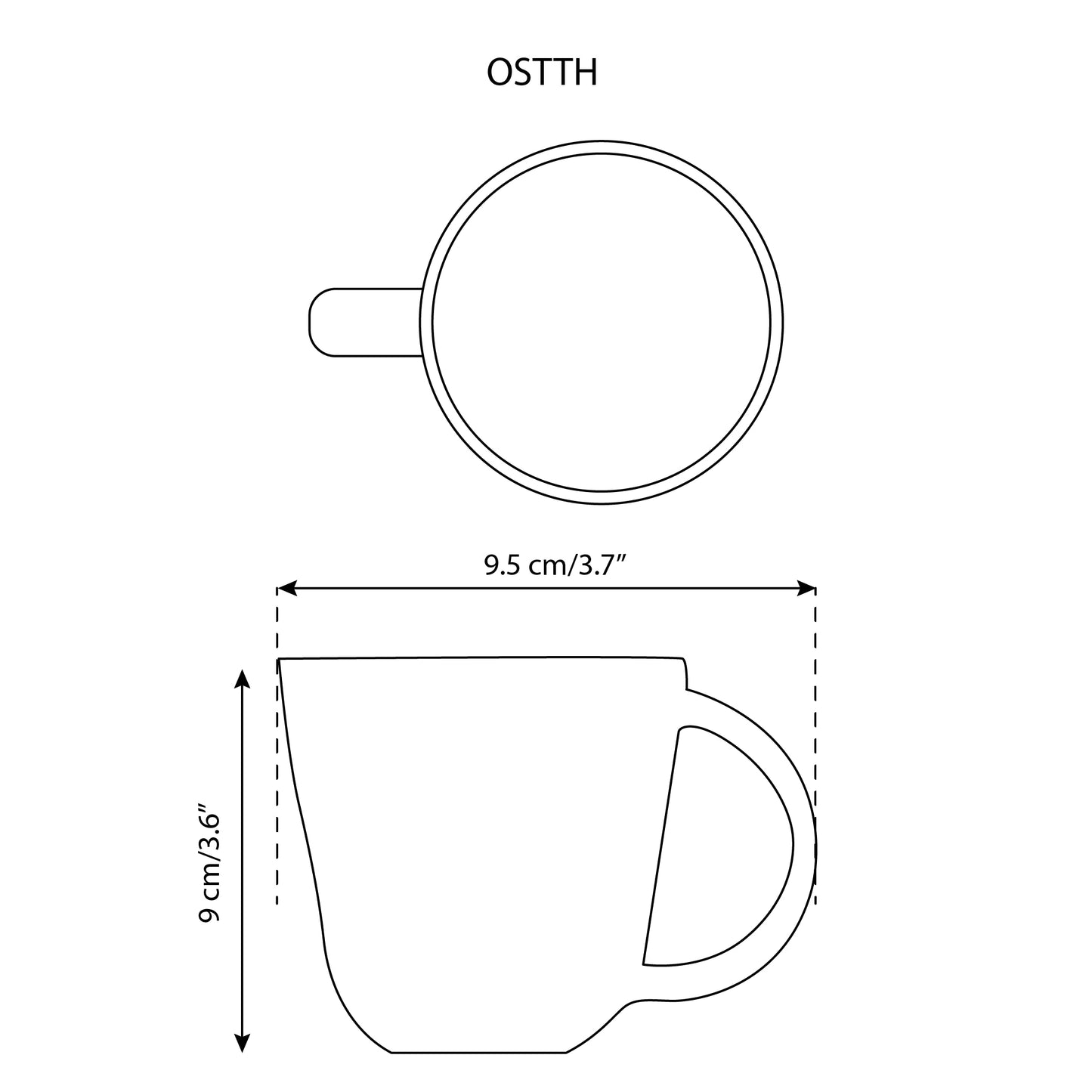 Stoneware Coffee Mug | Osun 10 oz