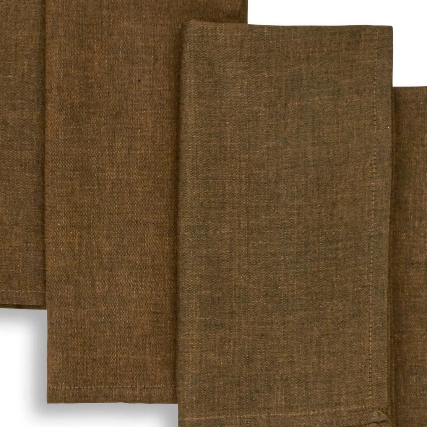 WEAVEHER Handwoven Cotton Napkins – Set of 4. Cotton – Fair Trade – Artisan Made