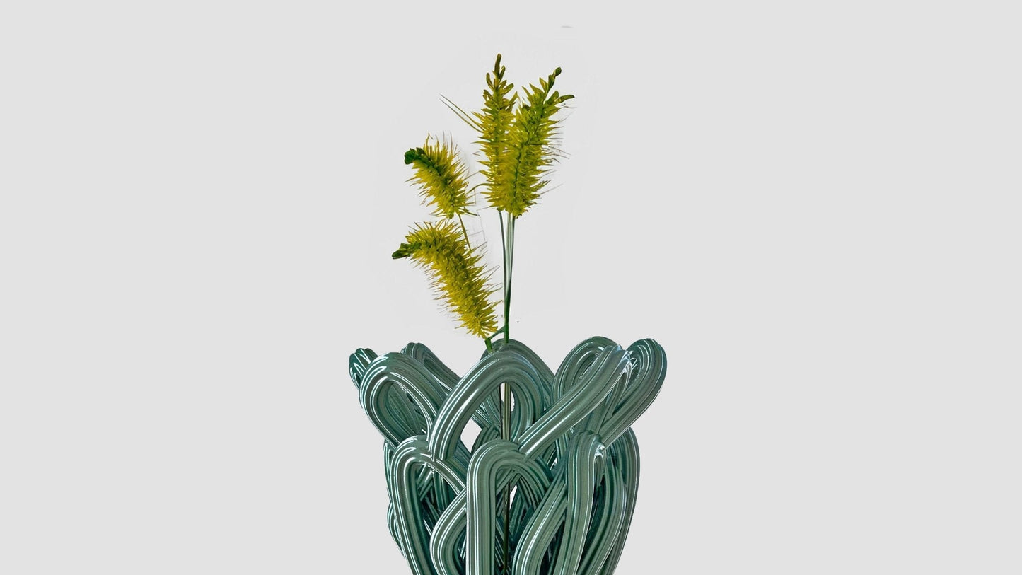Frosting Vase Green