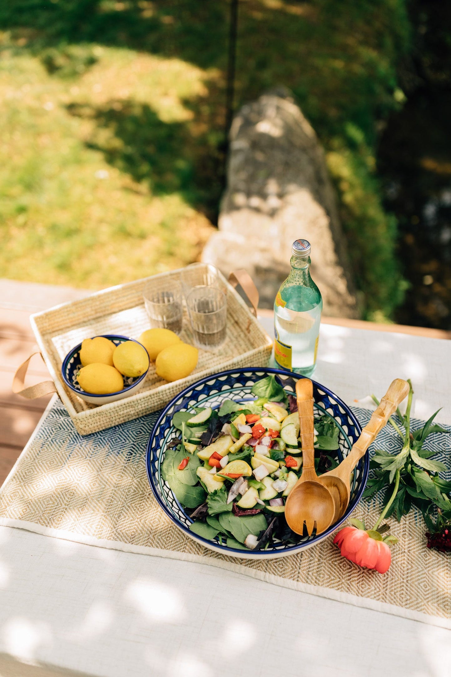 Rectangle Handled Basket