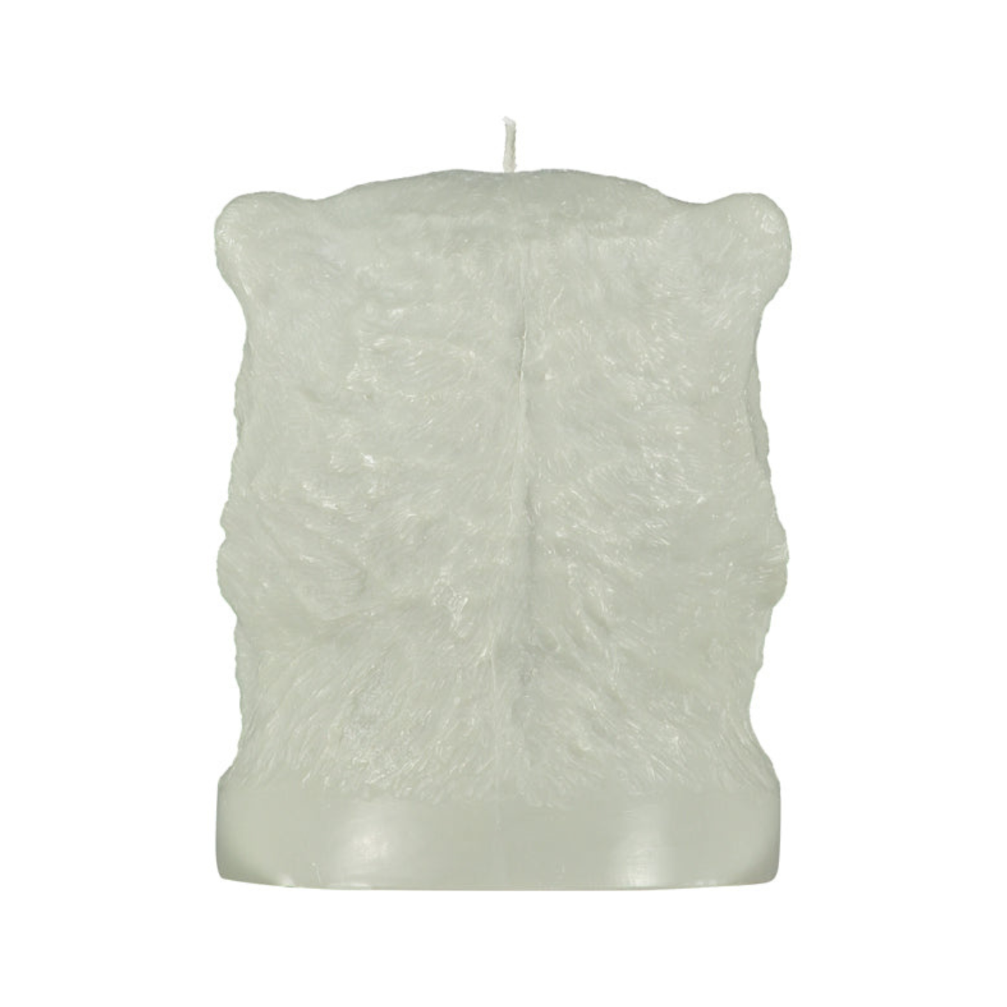 Willow Grey Bear Head Candle