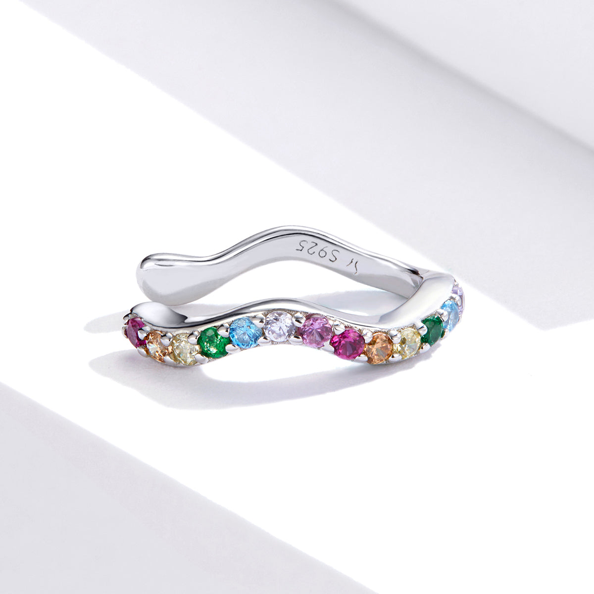 925 Sterling Silver Earrings with Pavé Set CZ, 1.6cm Length, 1.2cm Thickness, Women