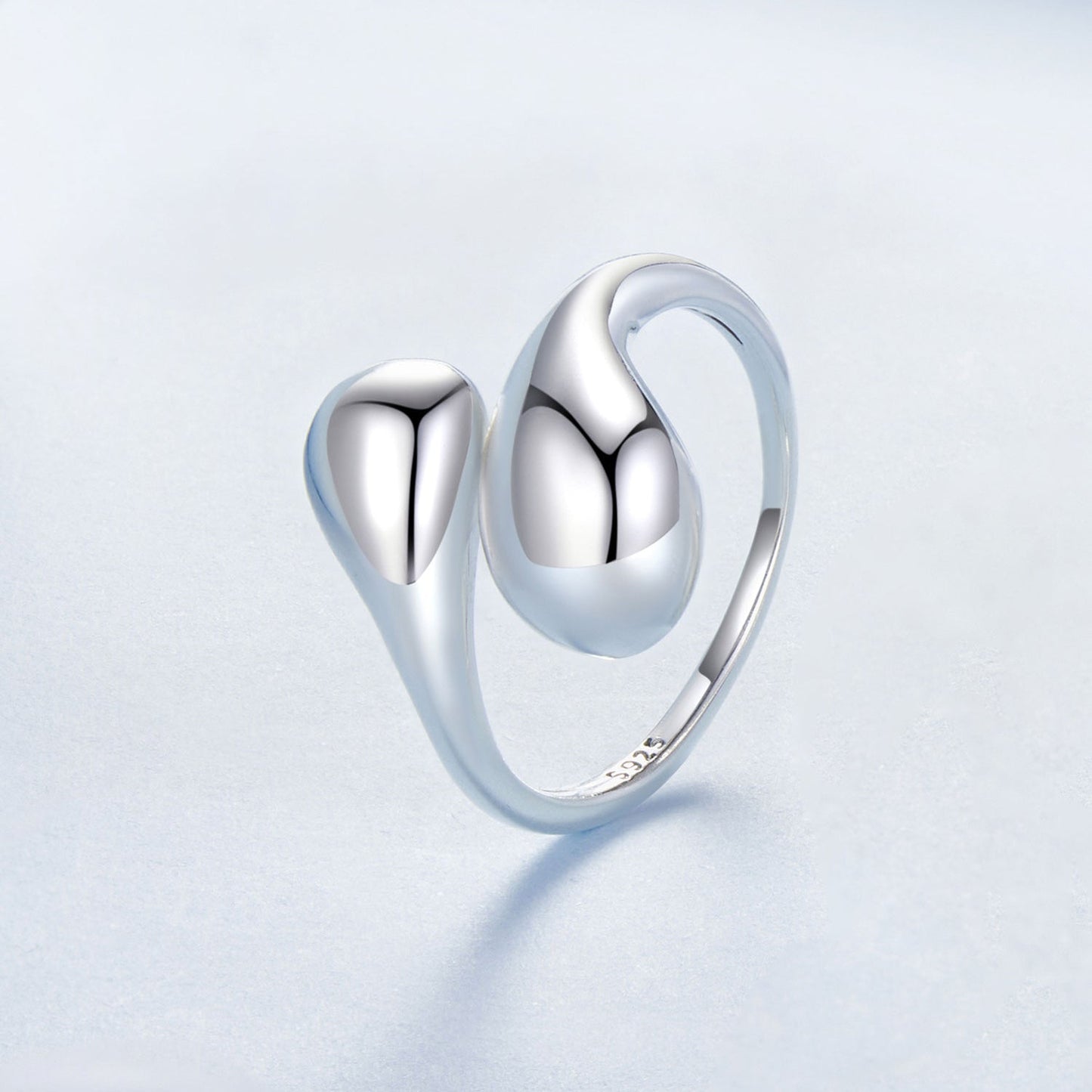 925 Sterling Silver Plated Gold Ring for Women
