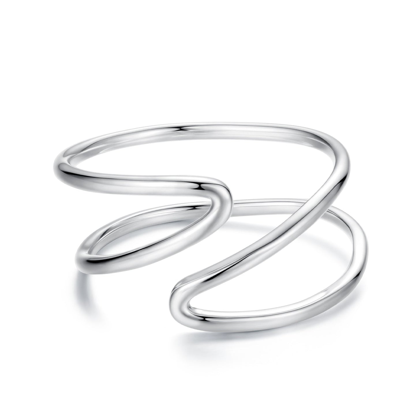 925 Sterling Silver Oxidized Silver 0.12-0.9cm Ring for Unisex
