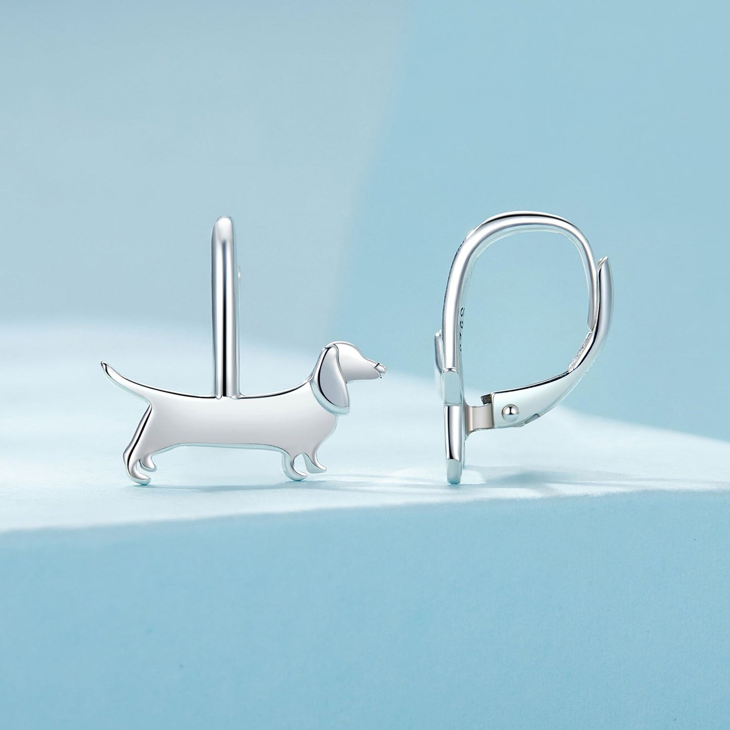 925 Oxidized Silver Earrings 17mm for Women