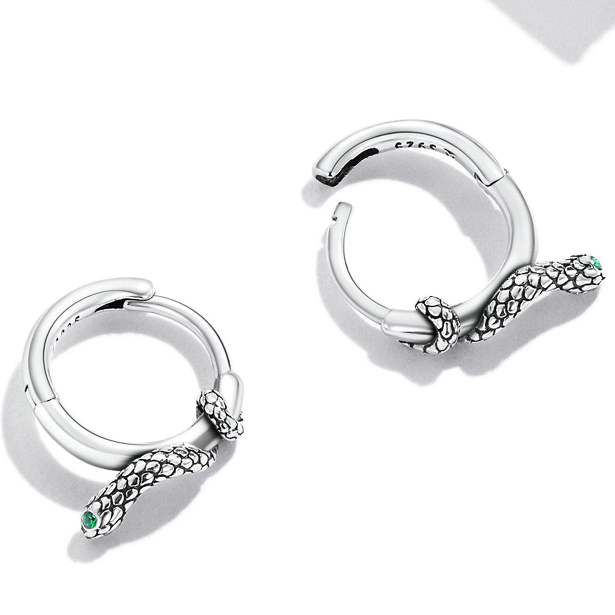 925 Sterling Silver Earrings with Pavé Setting CZ