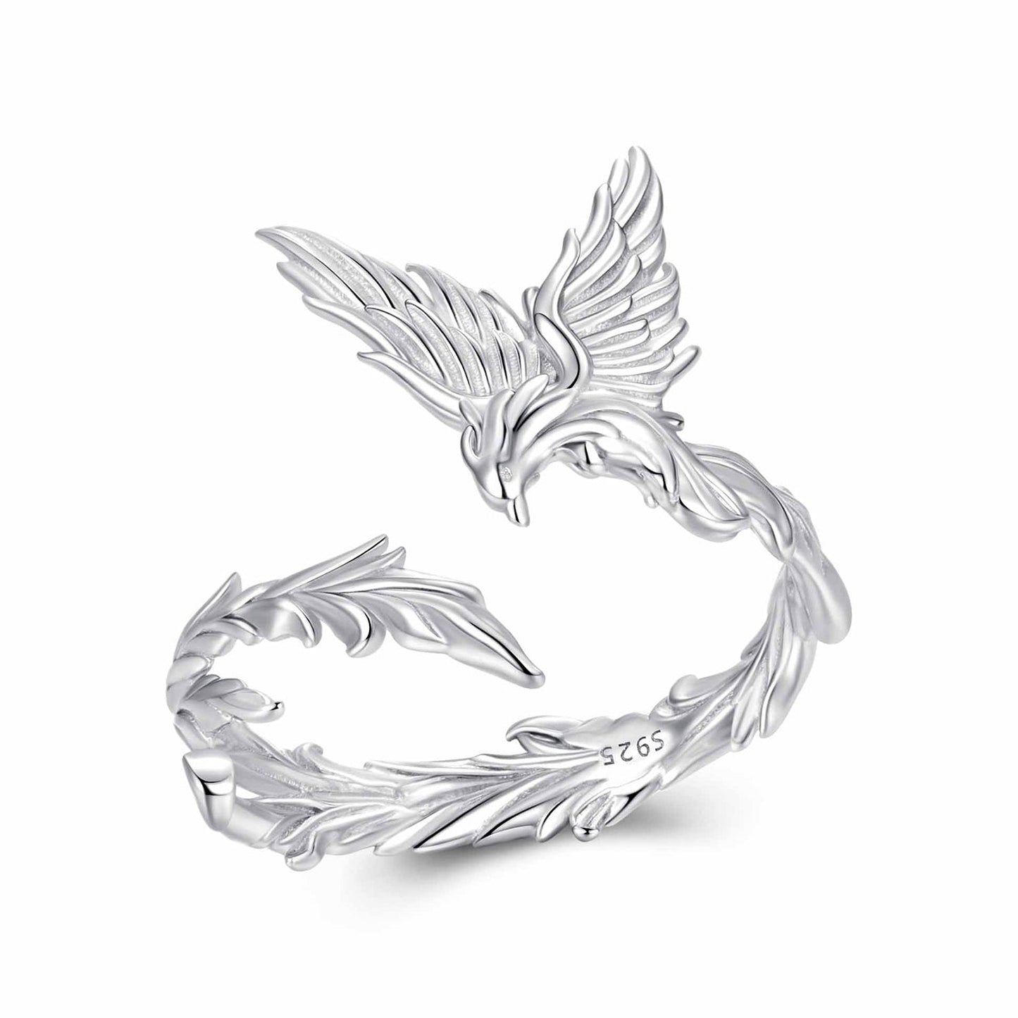 925 Sterling Silver White Gold Plated Rings