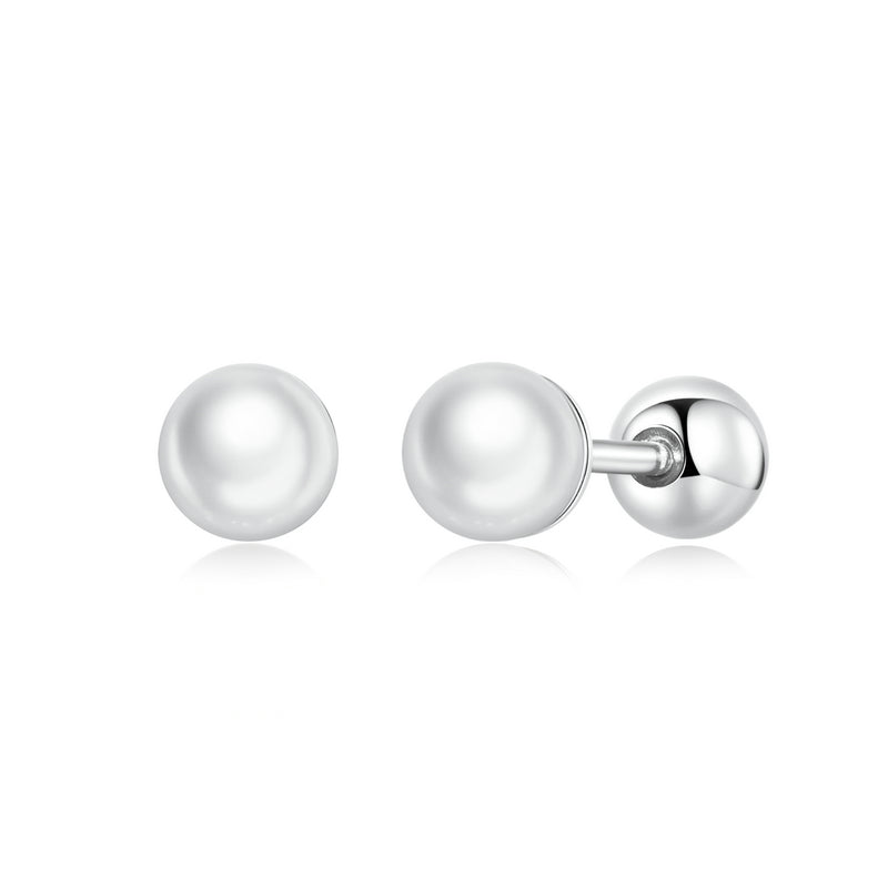 925 Sterling Silver Quality Shell Pearl Earrings for Women