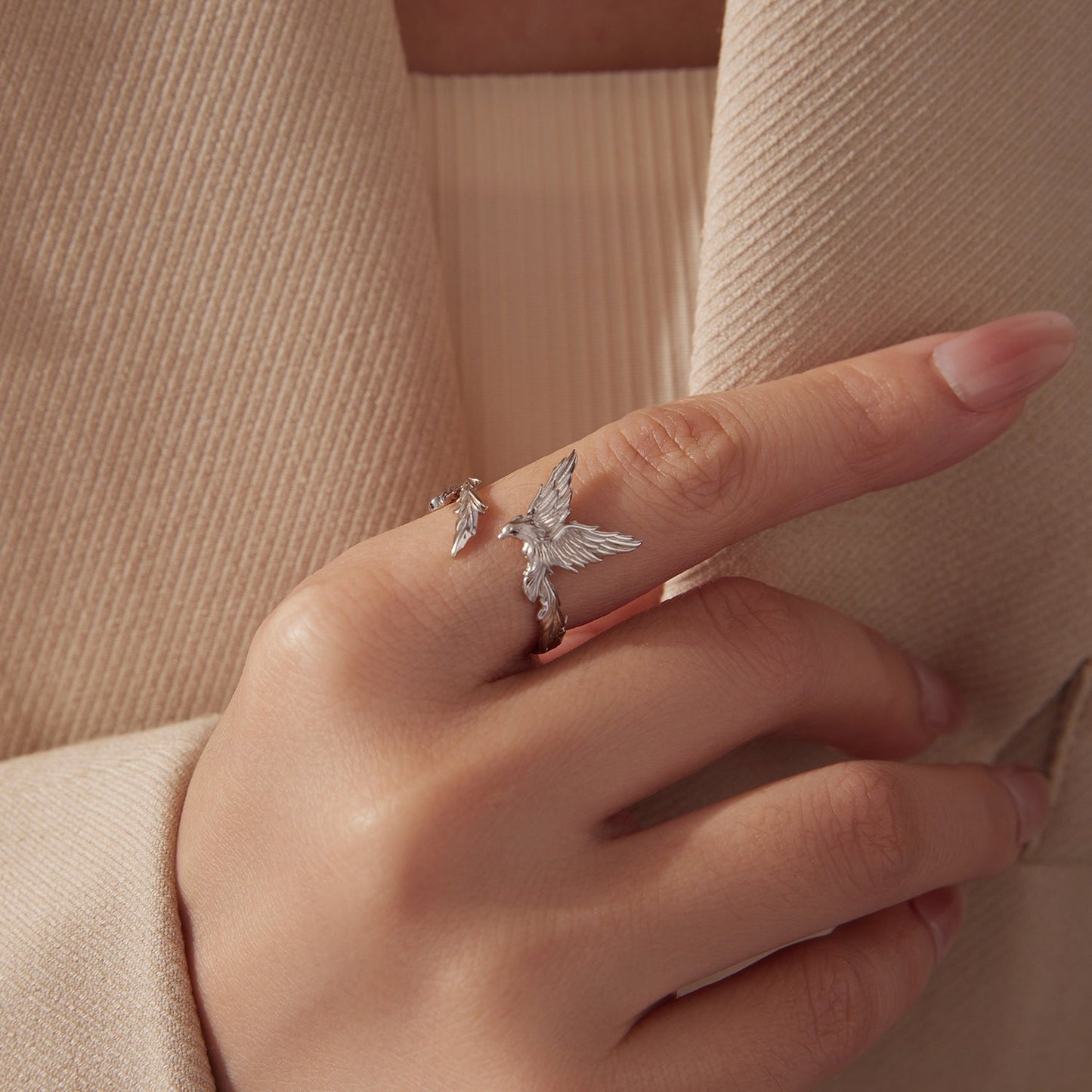 925 Sterling Silver White Gold Plated Rings