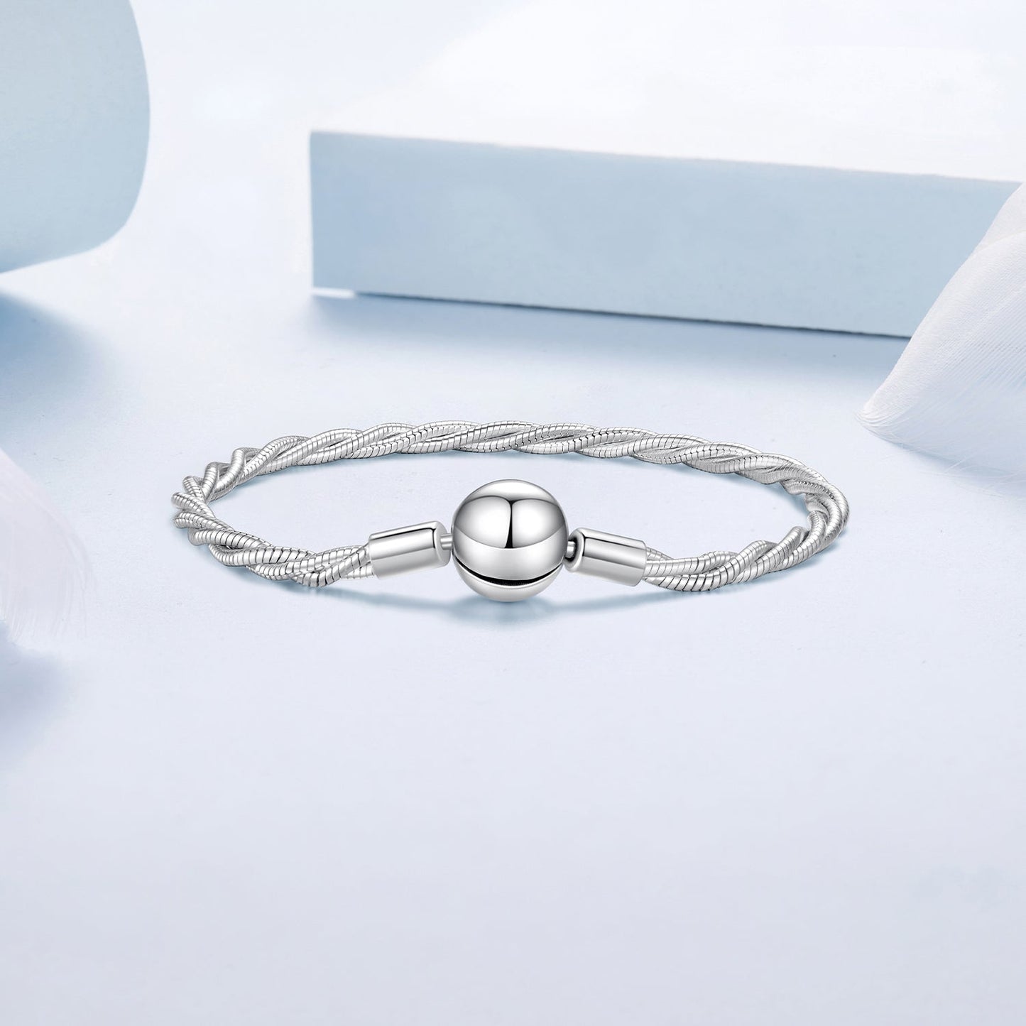 925 Sterling Silver Bracelet 17cm with Oxidized Finish