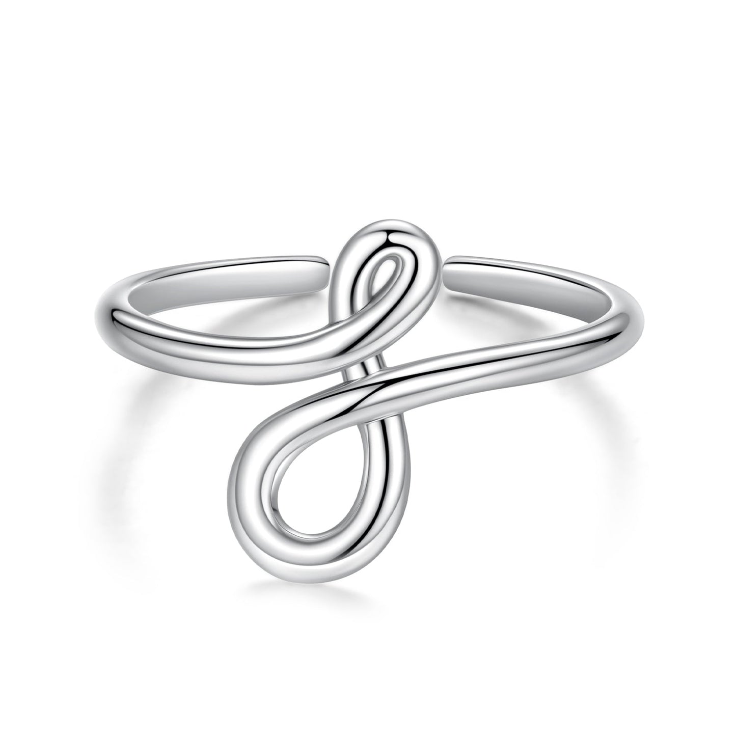 925 Sterling Silver Oxidized Silver 0.16 cm Ring
