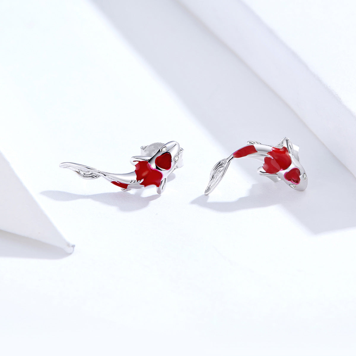 925 Sterling Silver Plated Earrings with Pavé Setting CZ for Women