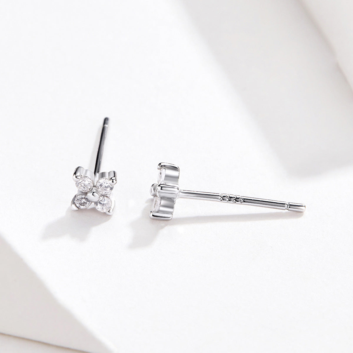 925 Sterling Silver CZ Earrings for Women