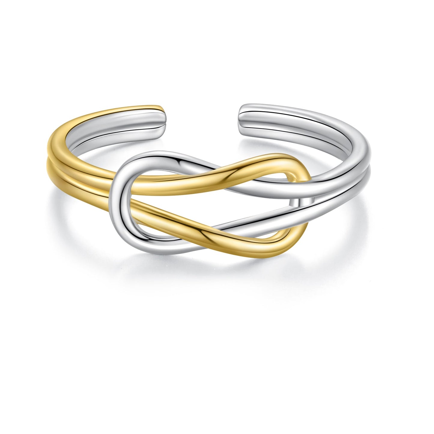 925 Sterling Silver Plated White Gold Ring for Women