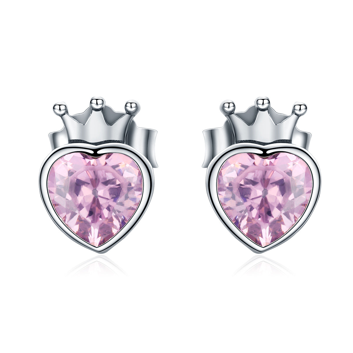 925 Sterling Silver Oxidized Pavé Setting CZ Earrings
