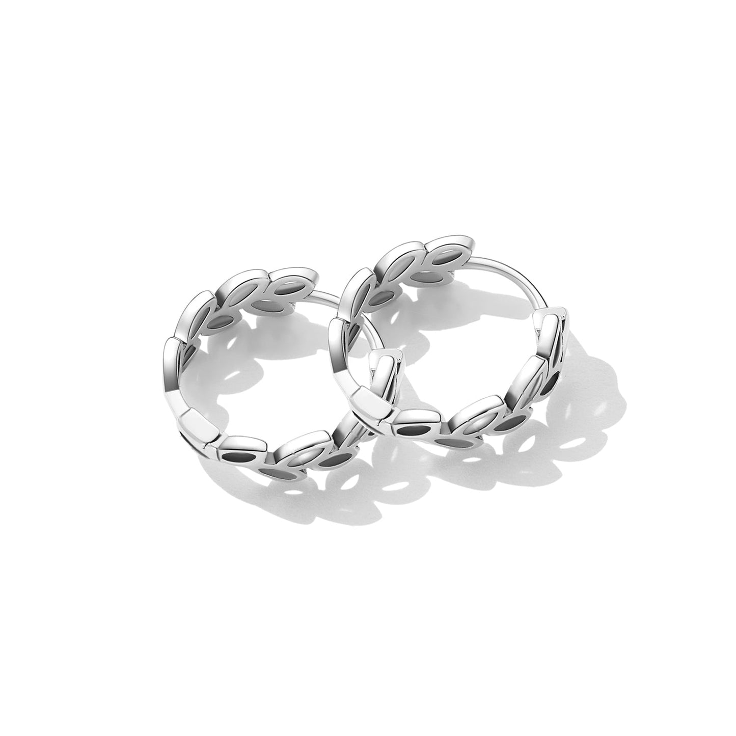 925 Sterling Silver Earrings 1.3*0.4cm for Women