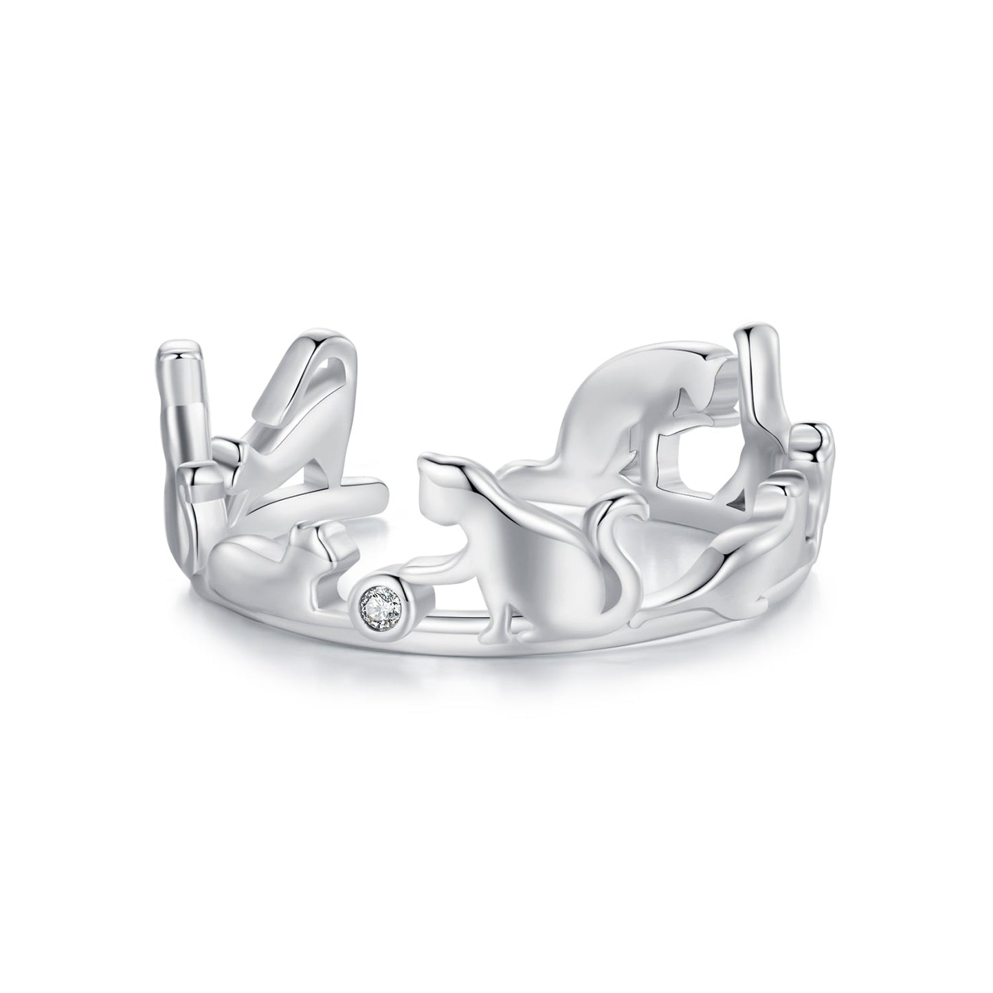 925 Sterling Silver Pavé Setting CZ Ring - Width 1.5-6.5mm for Women