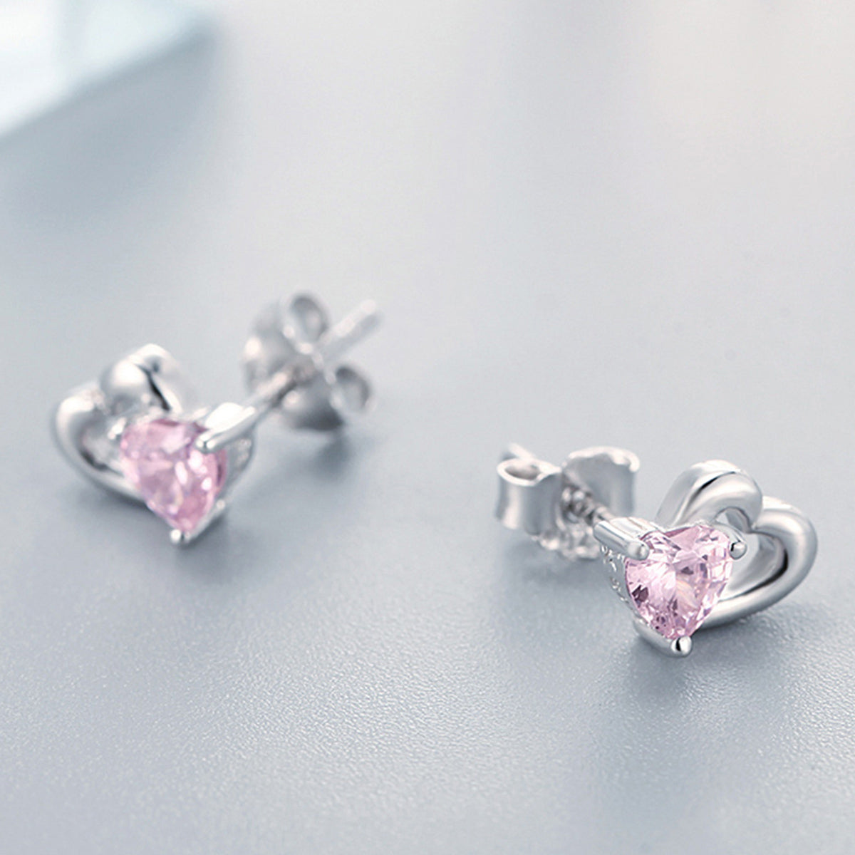 925 Sterling Silver Earrings with Pavé Setting CZ for Women