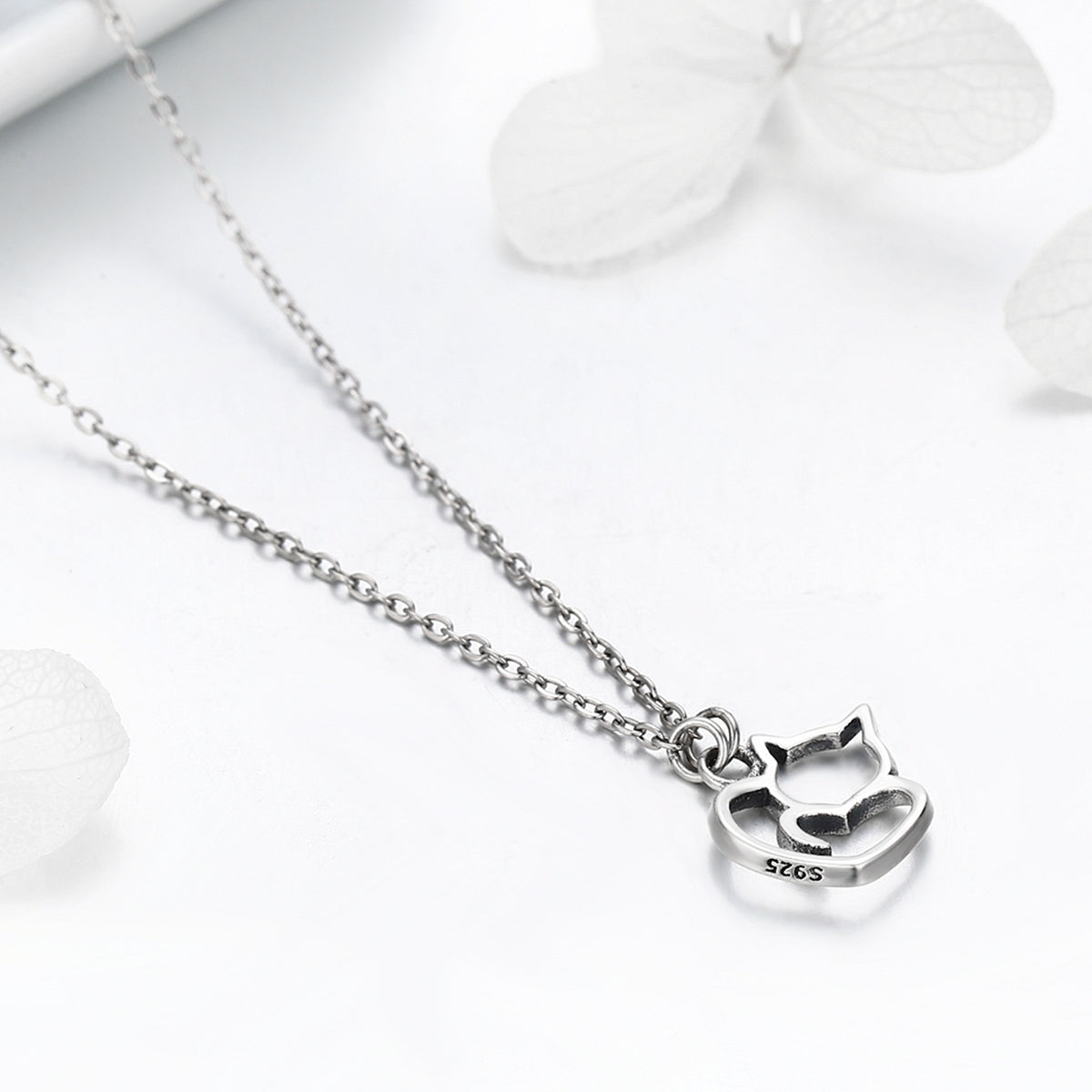 925 Sterling Silver Adjustable Necklace 38-45cm