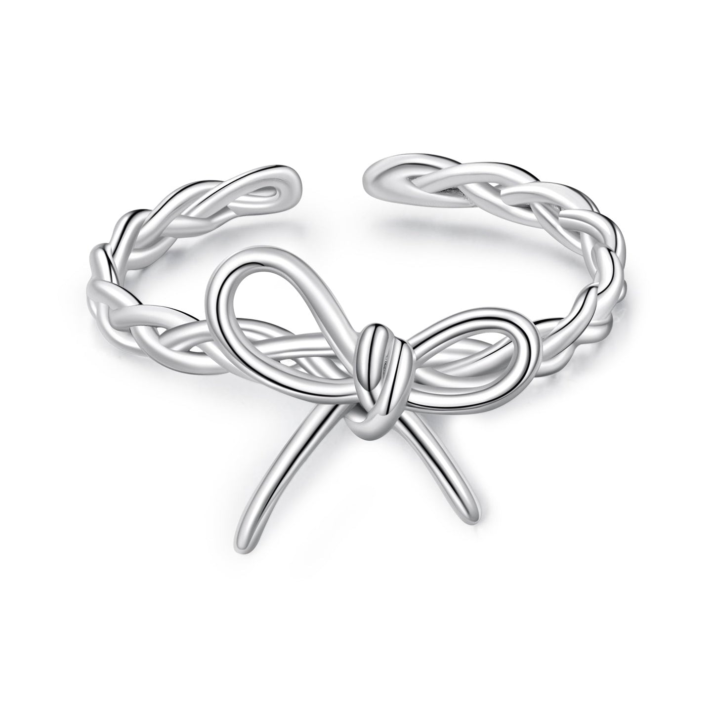 925 Sterling Silver Plated White Gold Minimalist Pendant Necklace for Women