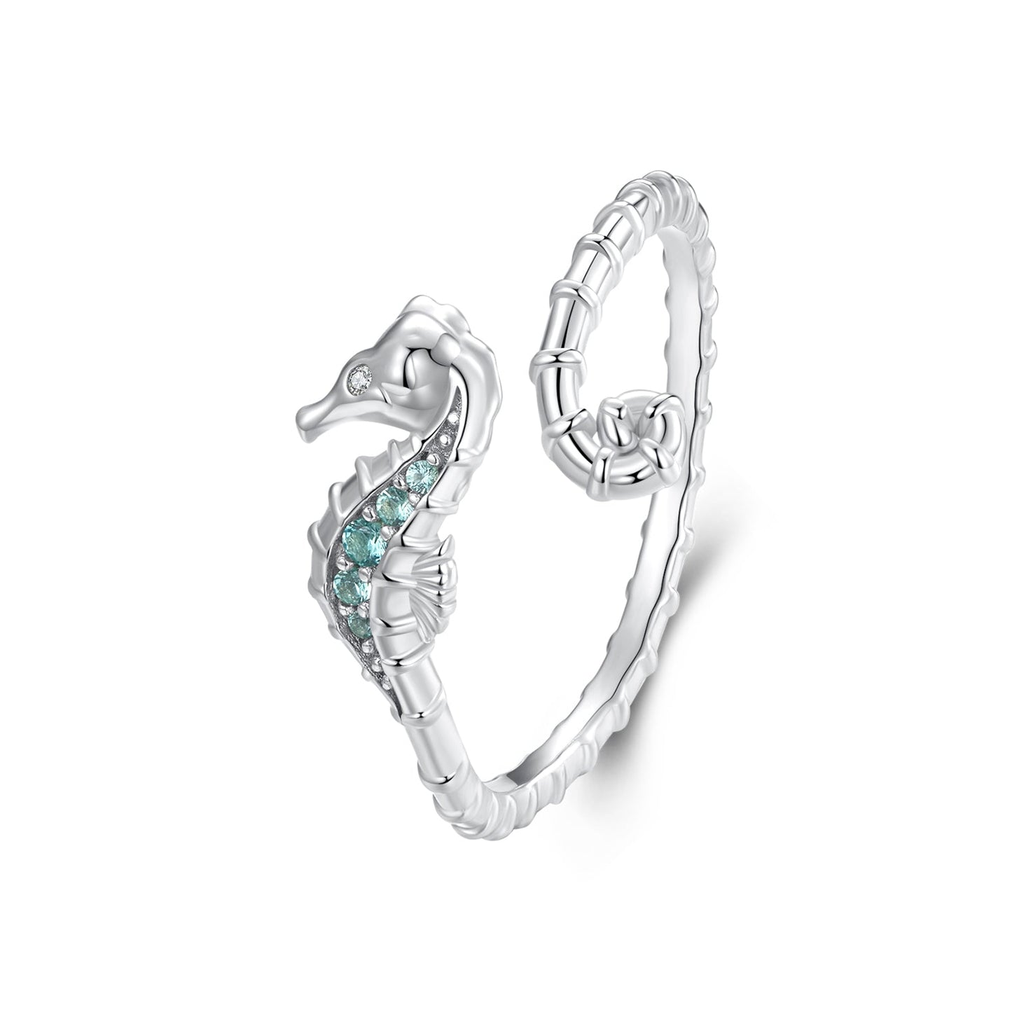 925 Sterling Silver White Gold Plated Pavé Setting CZ 1.3mm Ring for Women