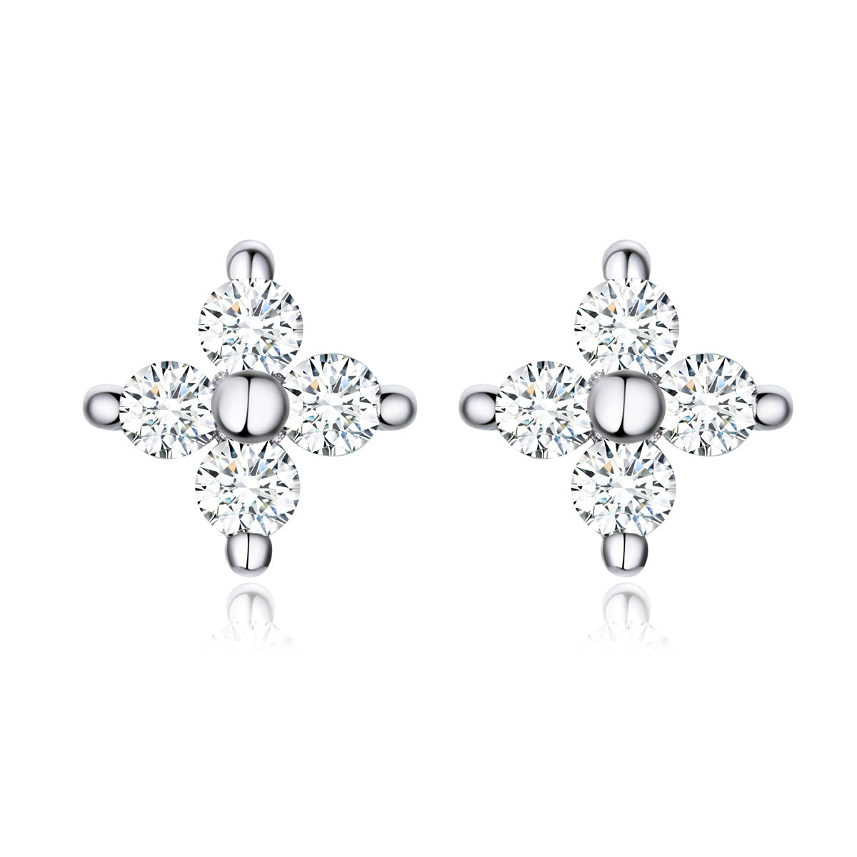 925 Sterling Silver CZ Earrings for Women