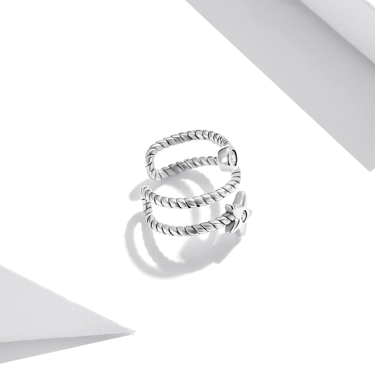 925 Sterling Silver Oxidized Silver Pavé Setting CZ Earrings