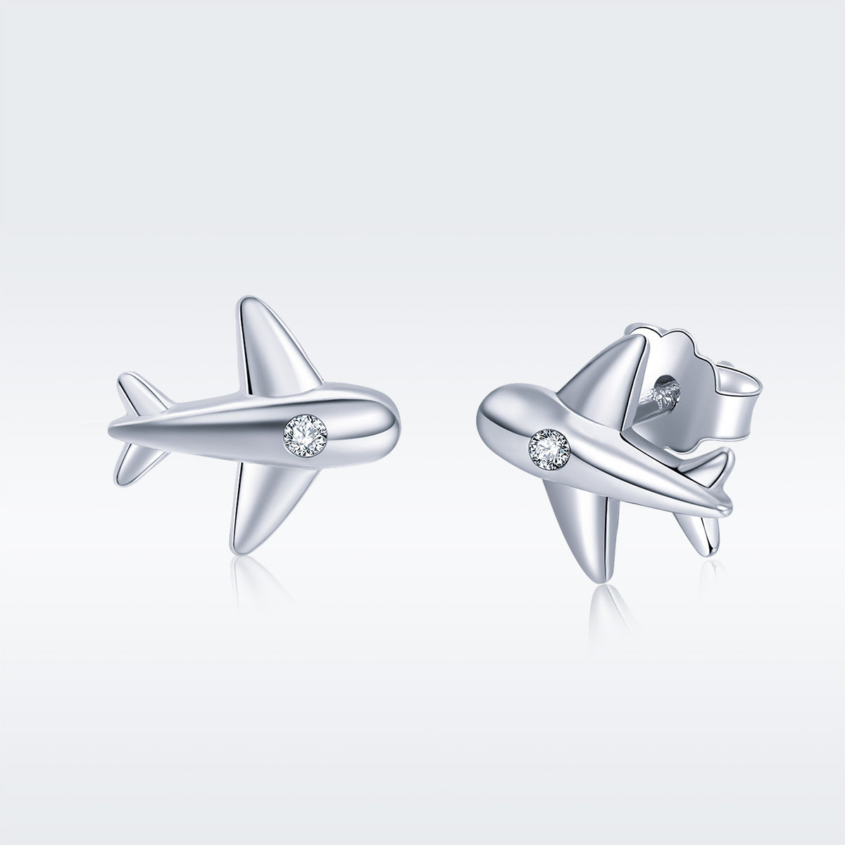925 Sterling Silver Earrings with Pavé Setting CZ for Women