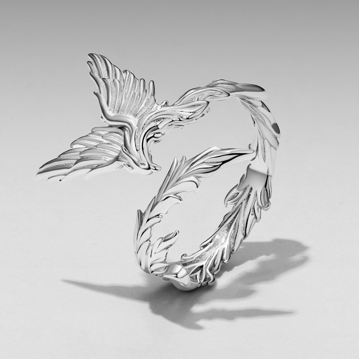 925 Sterling Silver White Gold Plated Rings