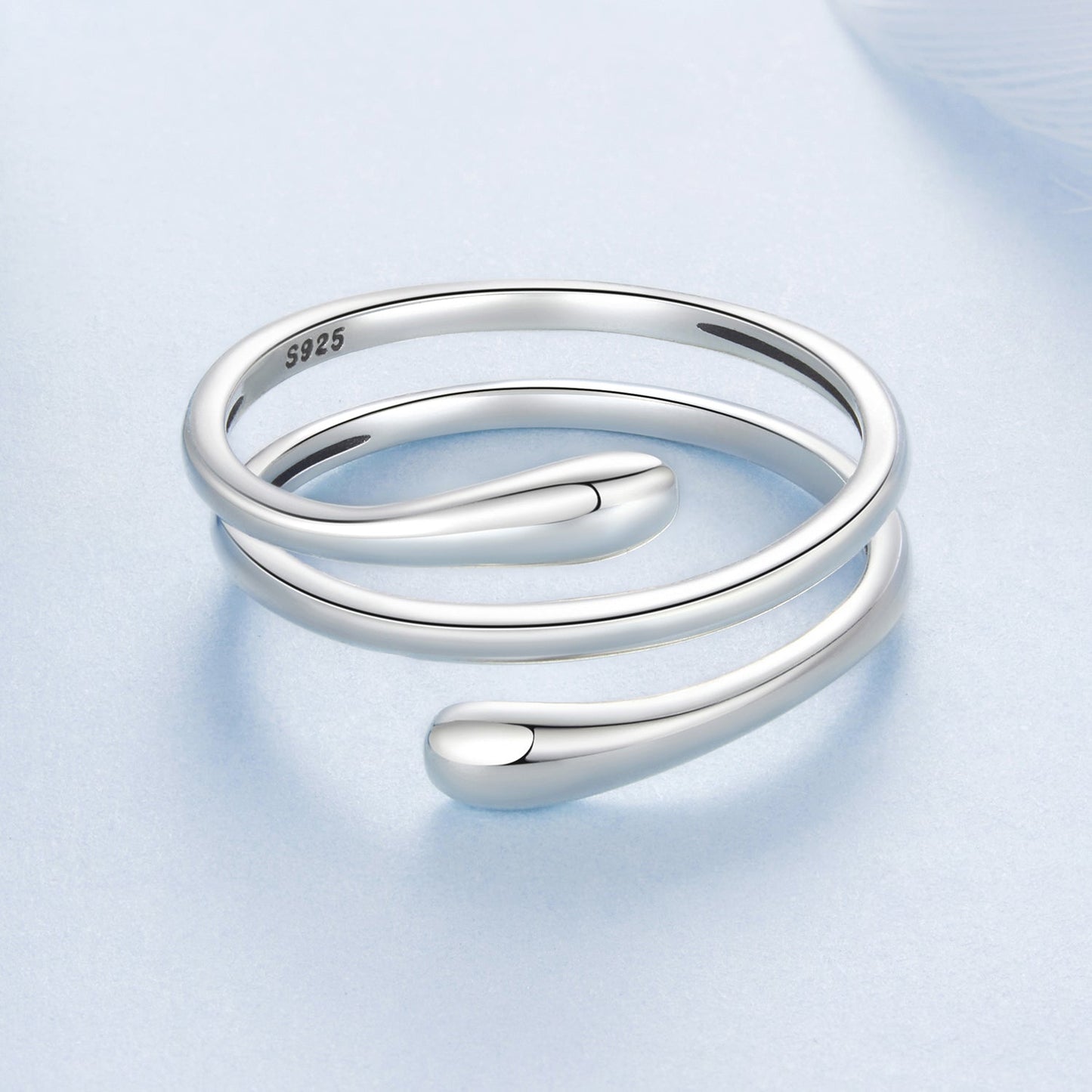 925 Sterling Silver Oxidized Silver Adjustable Rings