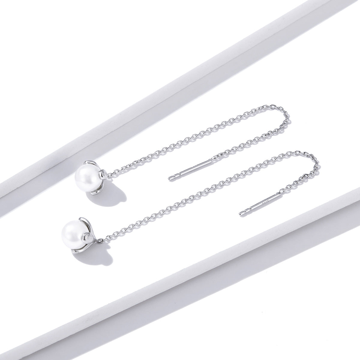 925 Sterling Silver Earrings with Quality Shell Pearl