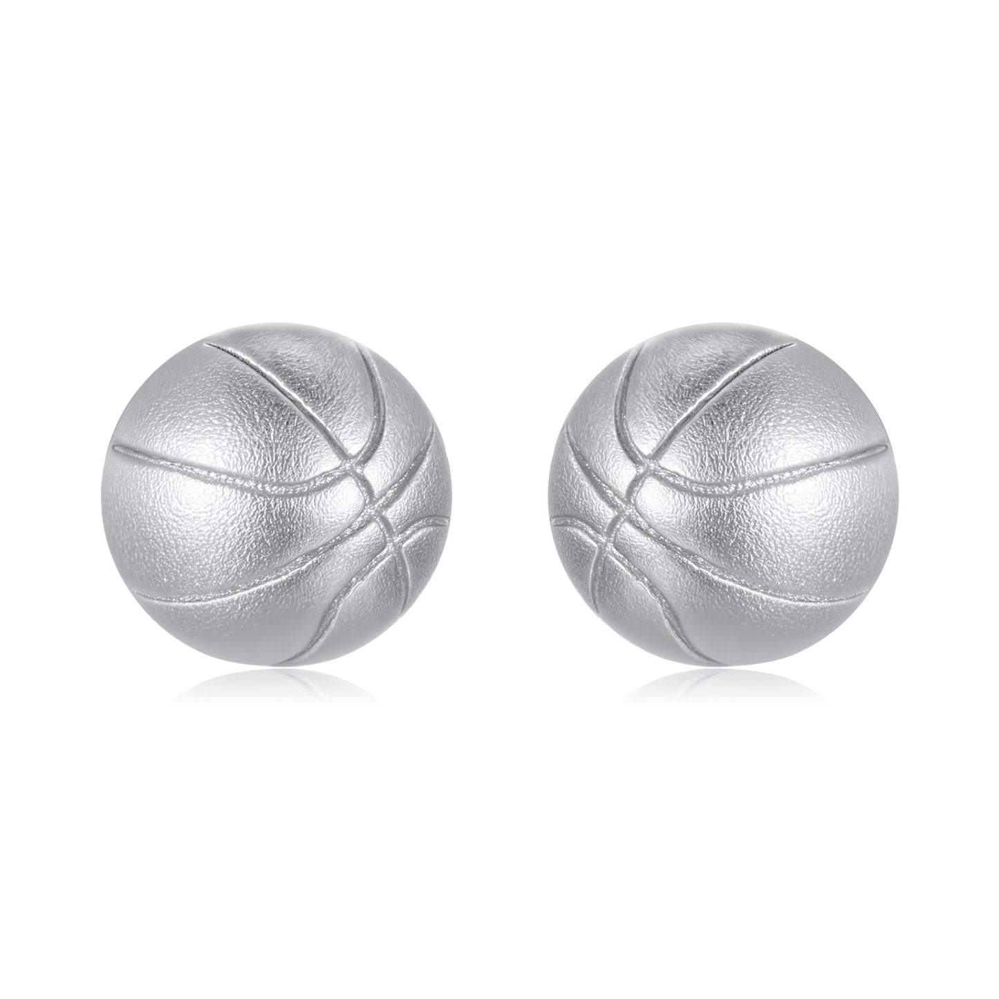 925 Sterling Silver Plated White Gold Earrings