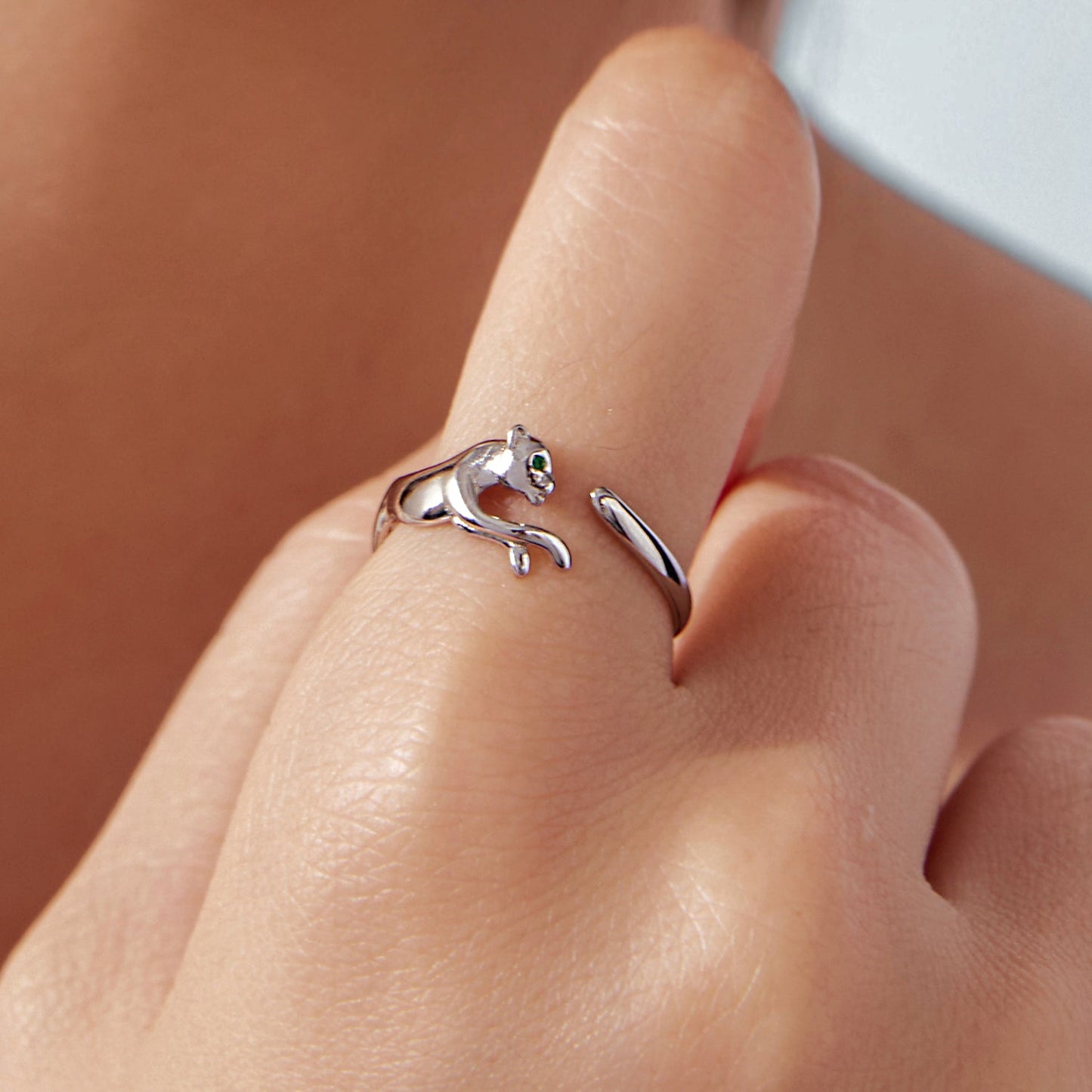 925 Sterling Silver Ring with Pavé Setting CZ in White Gold Plating