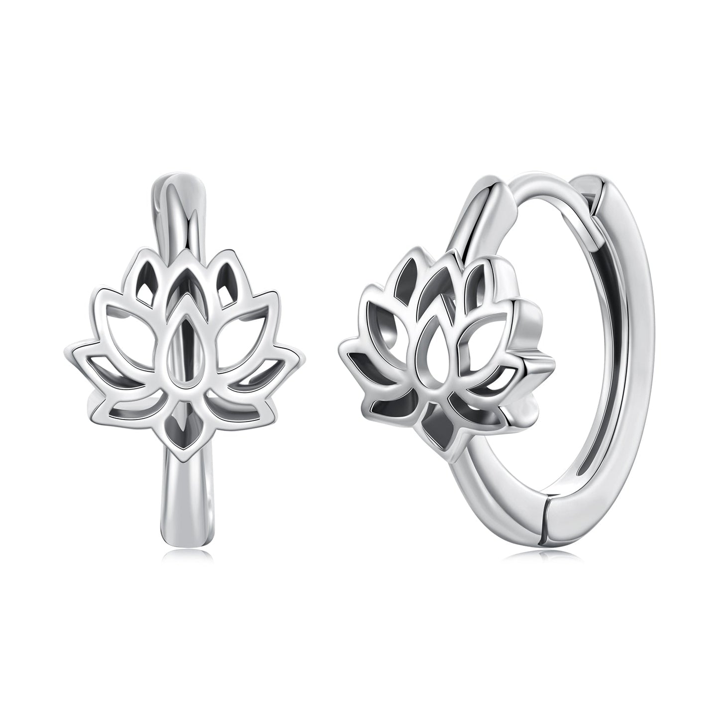 925 Sterling Silver Oxidized Silver Earrings 1.3x0.8cm for Women