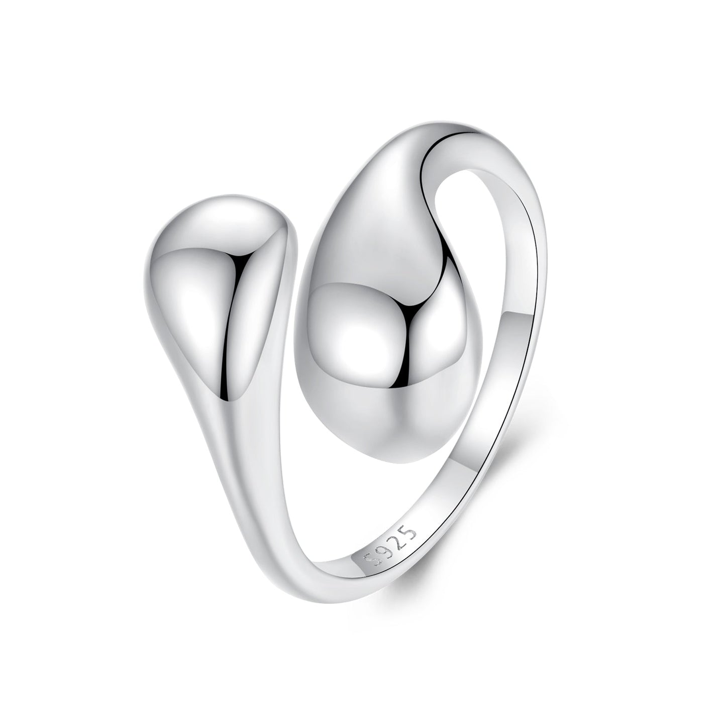 925 Sterling Silver Plated Gold Ring for Women