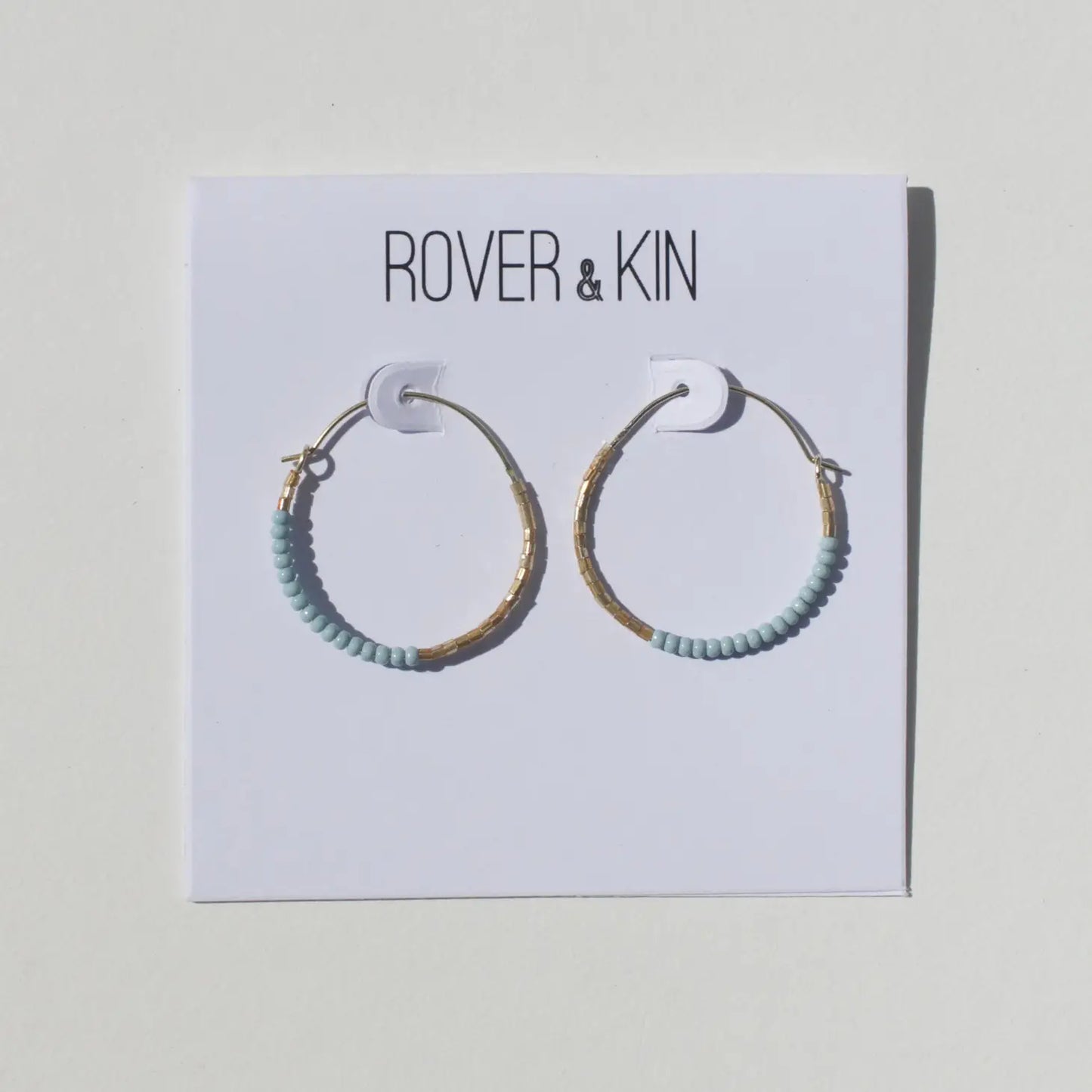 Dreamscape Beaded Round Hoops