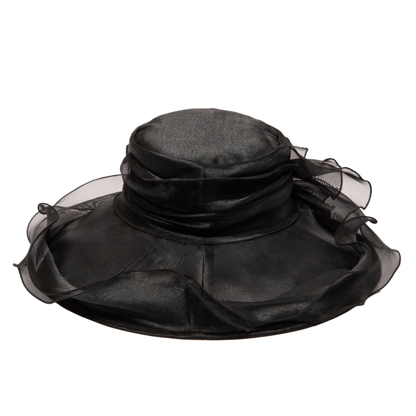 Womens Organza Bow Hat