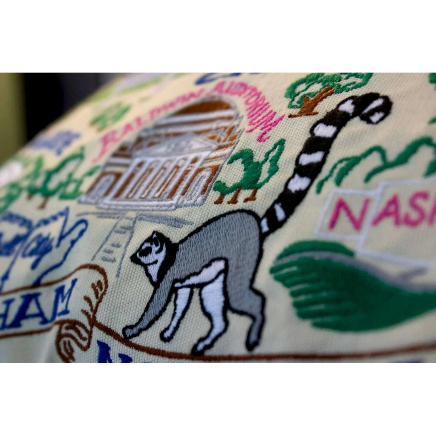 Duke University Collegiate Embroidered Pillow by CatStudio
