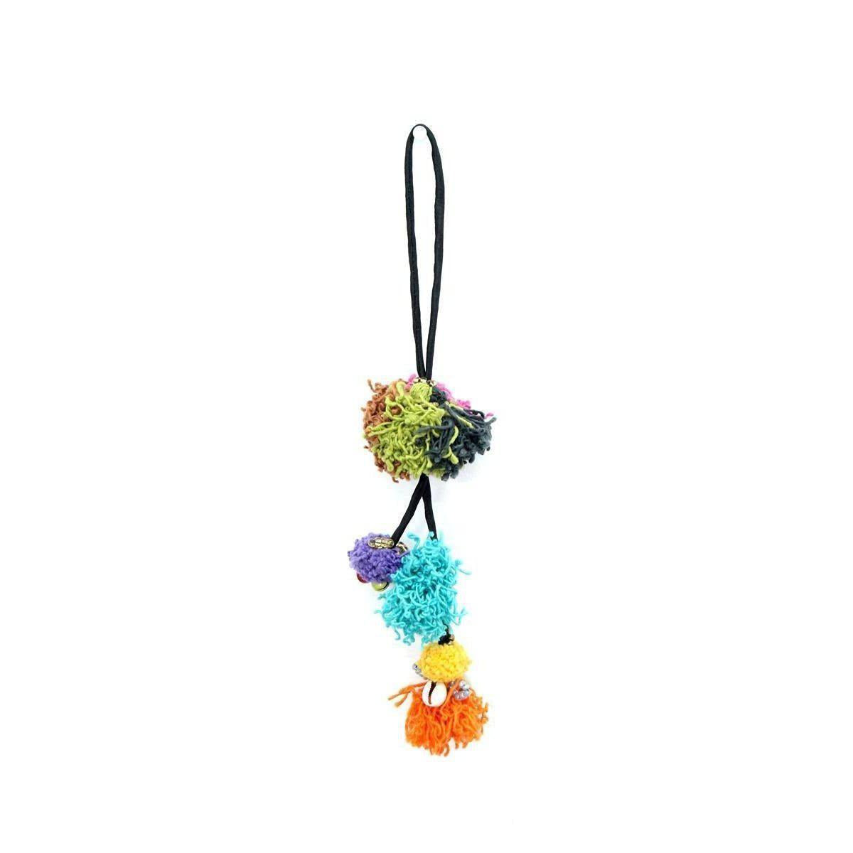 Dulce Multicolor Boho Tassel Zipper Pull | Handmade in Thailand