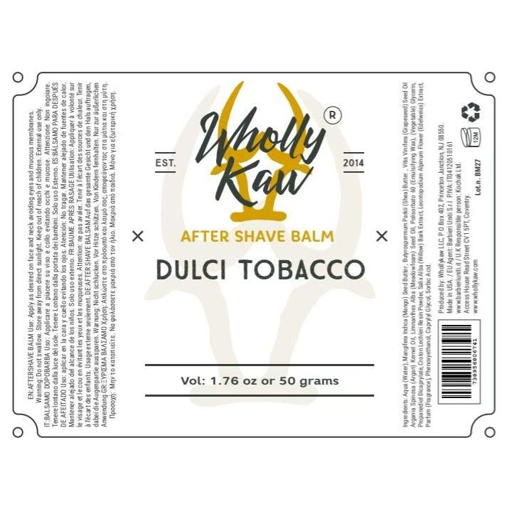 Wholly Kaw Dulci Tabacco Shaving Collection