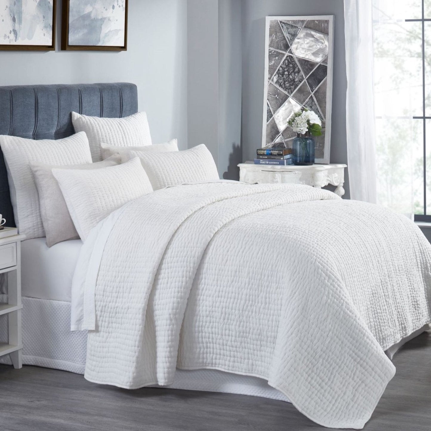 Bella Stone Washed Cotton Quilt