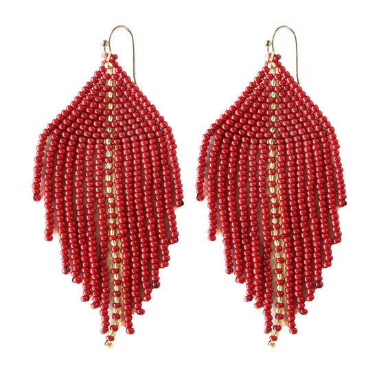 Raya Wine Earrings