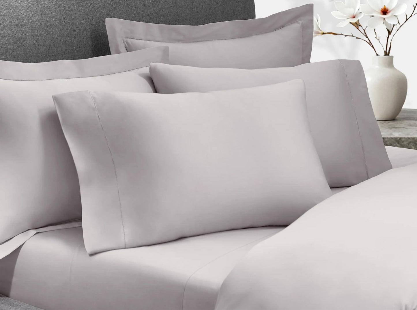 Signature Sateen Hemstitched Duvet Cover