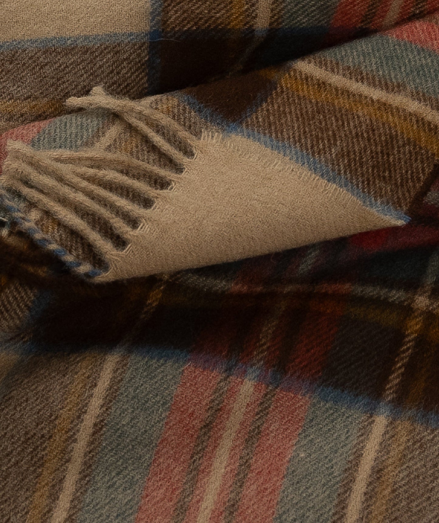 Prince of Scots Merino Wool Throw ~ Antique Dress Stewart ~